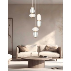 Led Κρεμαστό Φωτιστικό 3/φωτο 23W Shiny - Viokef