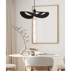 Κρεμαστό Φωτιστικό Μονόφωτο Μαύρο 1xE27 Mas - Viokef