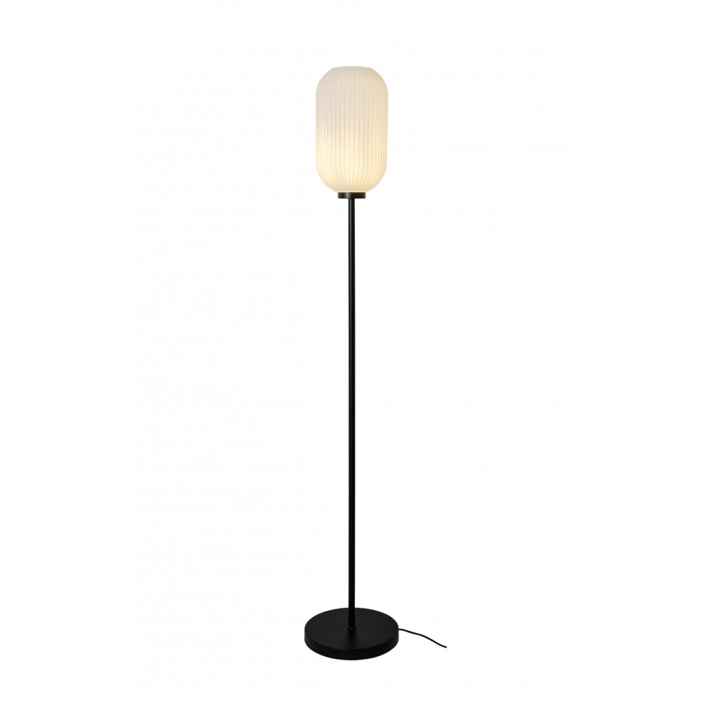 Επιδαπέδιο Φωτιστικό Με Οπάλ Γυαλί 1x E27 42W Astor - VIOKEF