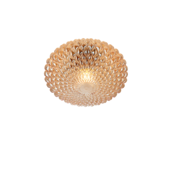 Πλαφονιέρα Με Μελί Γυαλί 1x E27 40W max ESTER - Viokef