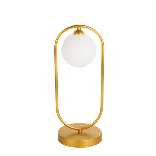 Πορτατίφ σε Χρυσό και Γυαλί Οπάλ Σατινάτο G9 Fancy VIOKEF 