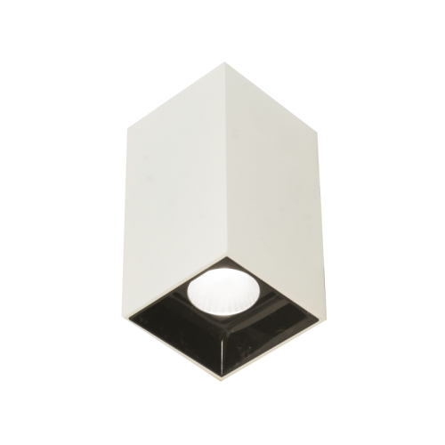 LED Σποτ Οροφής Σε Λευκό ή Μαύρο SQUARE 76x76mm 12W GLAM- Viokef