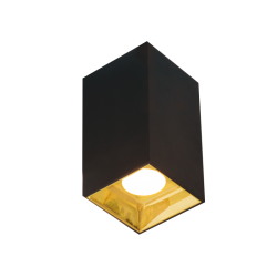 LED Σποτ Οροφής Σε Λευκό ή Μαύρο SQUARE 76x76mm 12W GLAM- Viokef