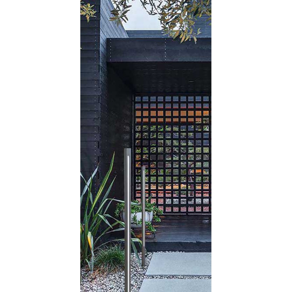 LED Στήλος Κήπου Με Βάση ή Με Καρφί σε Ανθρακί 15W IP65 LIAM - VIOKEF