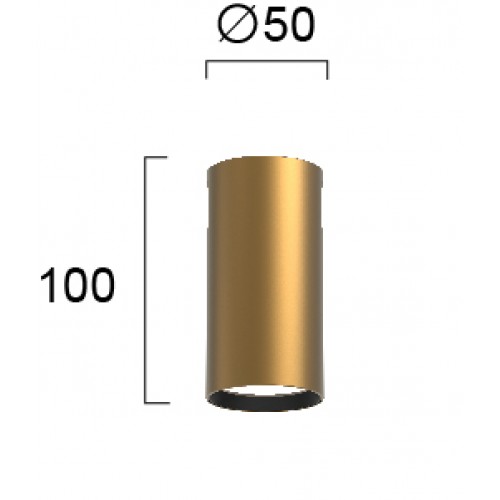 Σποτ Track-24VDC Χρυσό Μαγνητικό 5W Hoop - VIOKEF