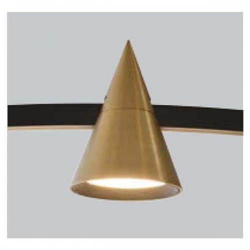 Σποτ Track-24VDC Κωνικό Χρυσό Μαγνητικό 5W Hoop - VIOKEF