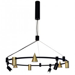 Σποτ Track-24VDC Κωνικό Χρυσό Μαγνητικό 5W Hoop - VIOKEF