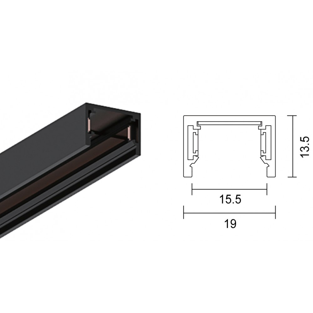 Ράγα Μαγνητική Slim 48V - Viokef