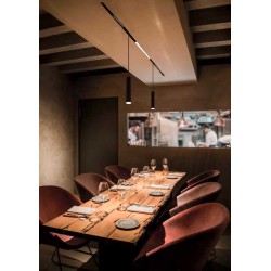 Γραμμικό Οροφής (Track) MAGNETIC LED 10W Μαύρο 48VDC CRI>80 UGR<28 - VIOKEF