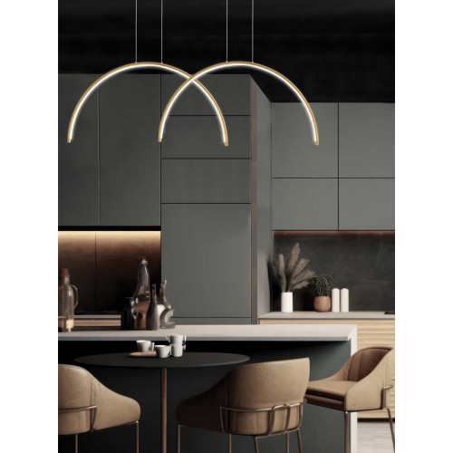 LED Κρεμαστό Φωτιστικό Ράγα 39W Megan - Viokef