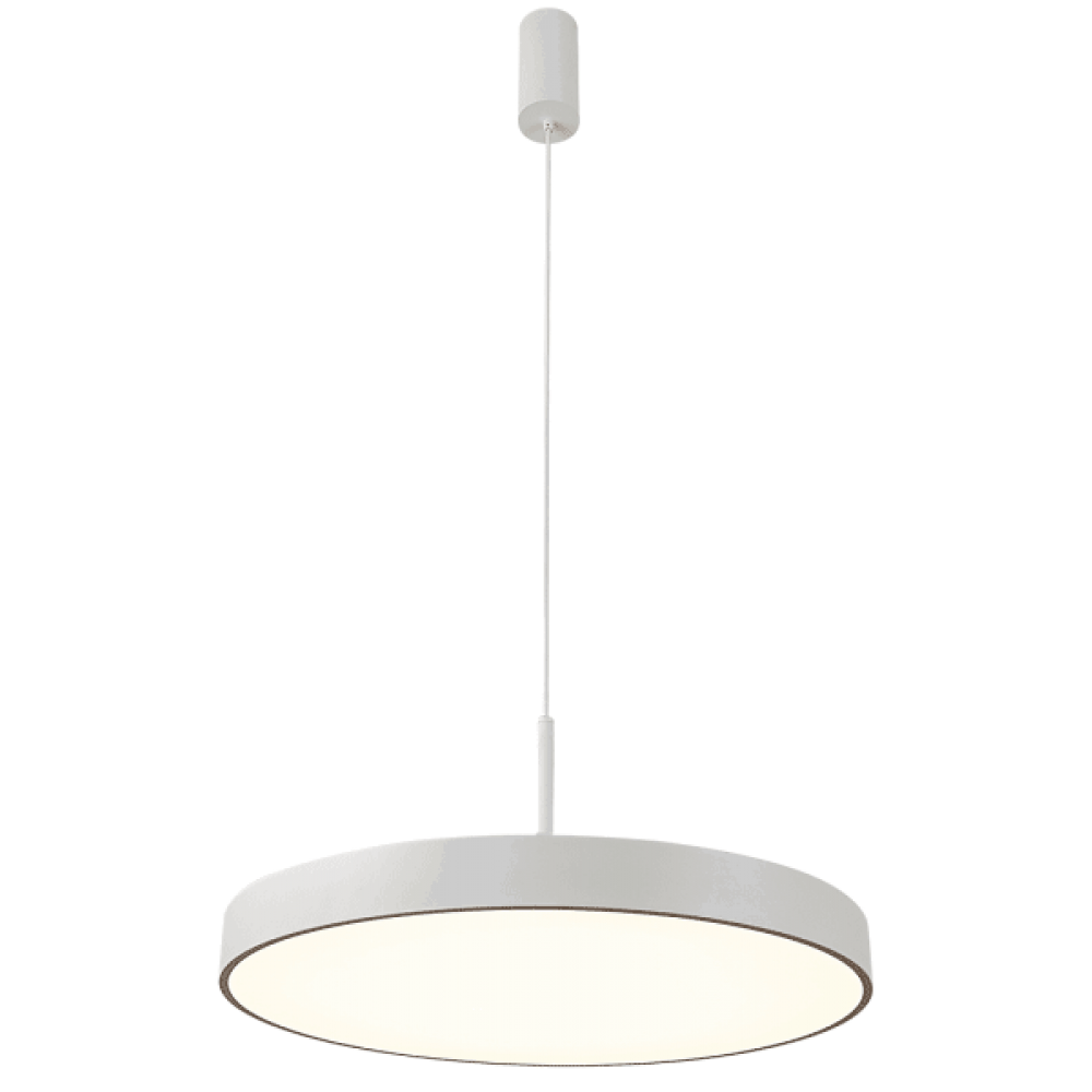 LED Κρεμαστό Φωτιστικό Μεταλλικό Σε Λευκό Χρώμα D500 40W MADISON VIOKEF