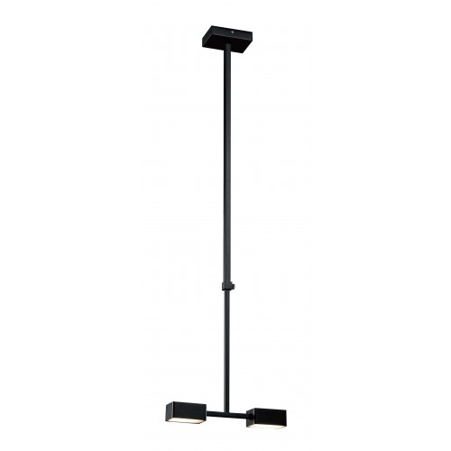 LED Κρεμαστό Φωτιστικό Μαύρο Μεταλλικό 12.6W NOSTO - VIOKEF