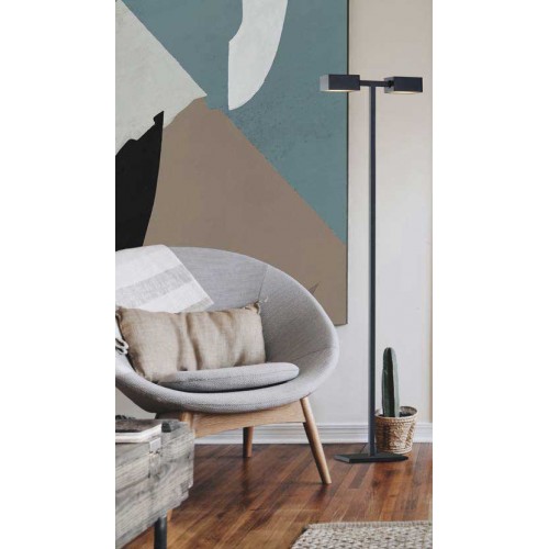 LED Φωτιστικό Δαπέδου Μαύρο Μεταλλικό 12.6W NOSTO - VIOKEF - Περιγραφή:Τύπος Λάμπας: LED moduleWatt:12.