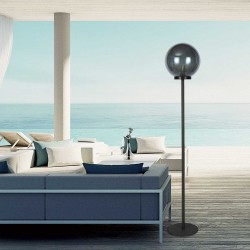 Φωτιστικό Δαπέδου Εξωτερικού Χώρου Φυμέ IP65 1xE27 Smoke Viokef