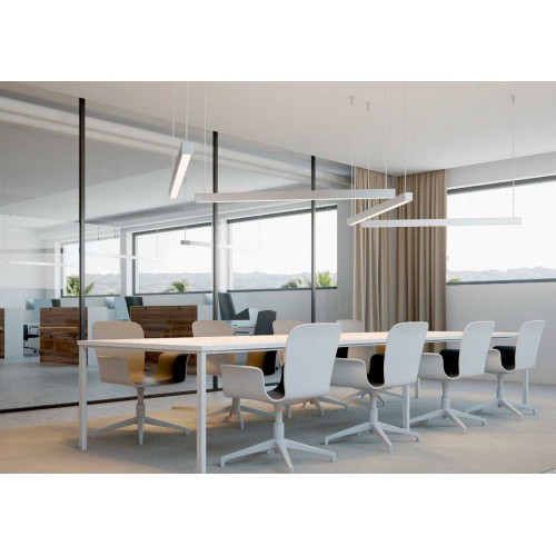 LED Κρεμαστό Φωτιστικό Γραμμικό 59W 2260mm - STATION ULTRA - VIOKEF 