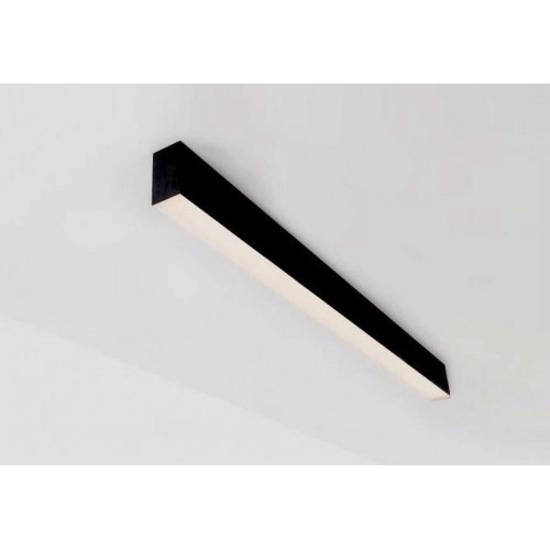 LED Γραμμικό Φωτιστικό Οροφής Σε Μαύρο Χρώμα 60W 1480x55mm STATION VIOKEF