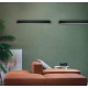 LED Γραμμικό Φωτιστικό Τοίχου Σε Μαύρο Χρώμα 30W 890x55mm STATION VIOKEF