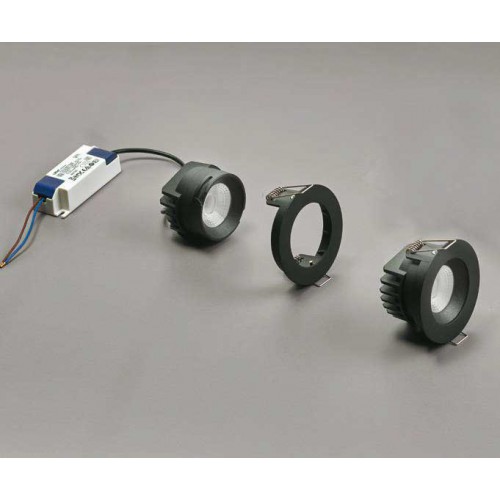 Led Module Μαύρο Για Βάσεις 3000K Θερμό Λευκό TOP-SPOT Viokef