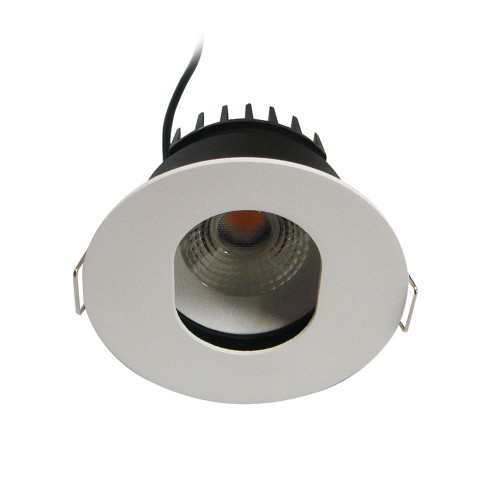 Λευκή Pin Hole Βάση -Απαιτείται LED Module - TOP-SPOT Viokef