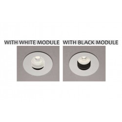 Λευκή Pin Hole Βάση -Απαιτείται LED Module - TOP-SPOT Viokef