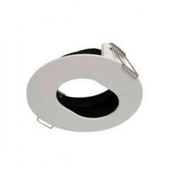 Λευκή Pin Hole Βάση -Απαιτείται LED Module - TOP-SPOT Viokef