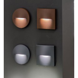 Απλίκα Καφέ Square LED 3W IP65 Vita - Viokef