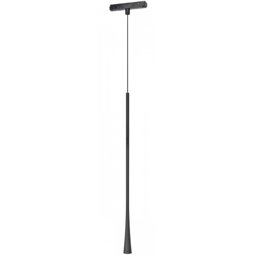 Μονόφωτο Μαύρο για Μαγνητική Ράγα Magnetic 6W 48VDC - VIOKEF