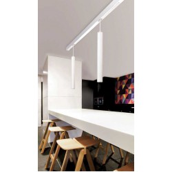 ΜονόφωτοTrack Λευκό 12W Magnetic 48VDC CRI>80 UGR>23 - VIOKEF