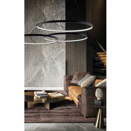 Μονόφωτο Μαύρο D:600 Verdi 4000K Viokef