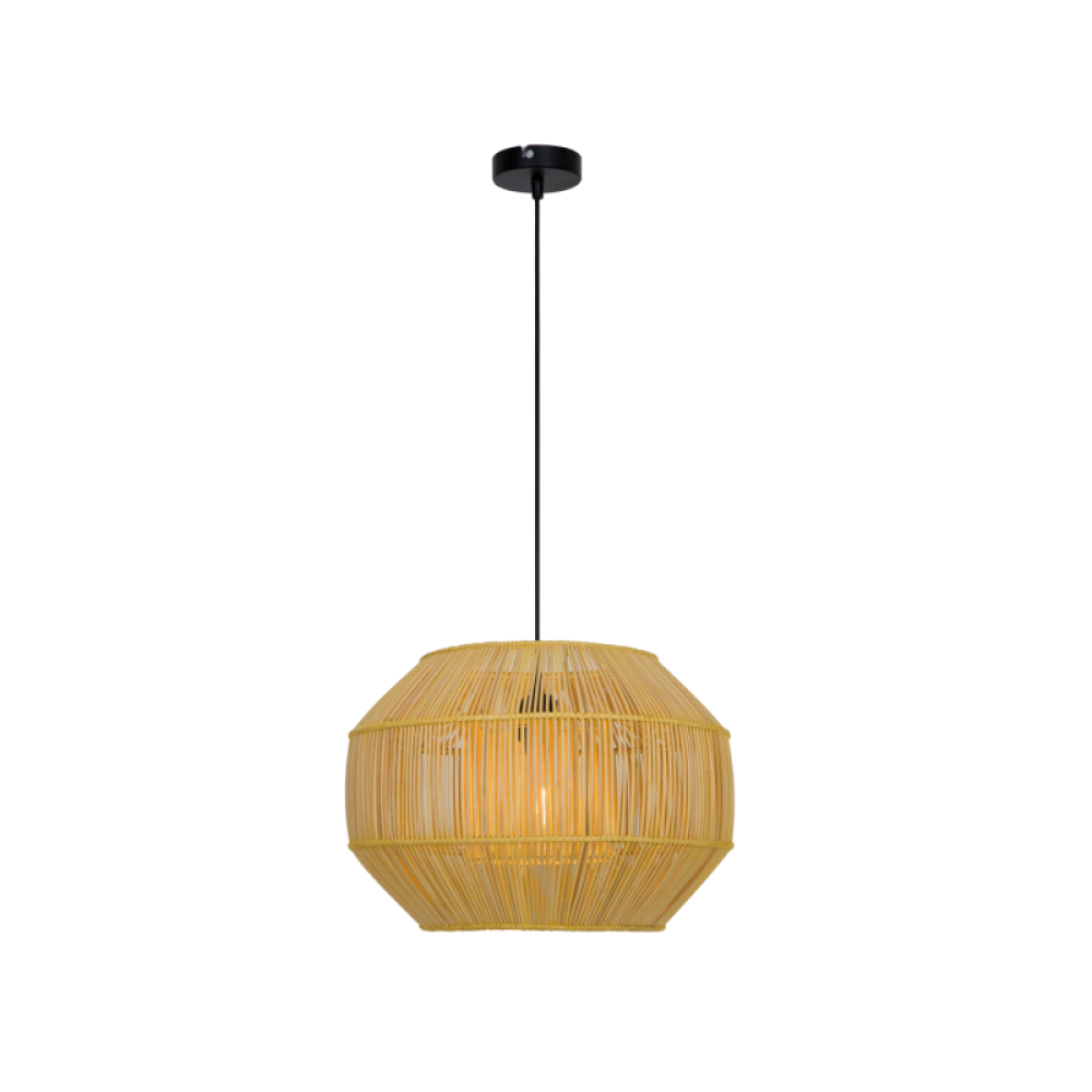 Κρεμαστό Φωτιστικό Από Rattan Ø40cm 1x E27 70W max ANTEO - Viokef