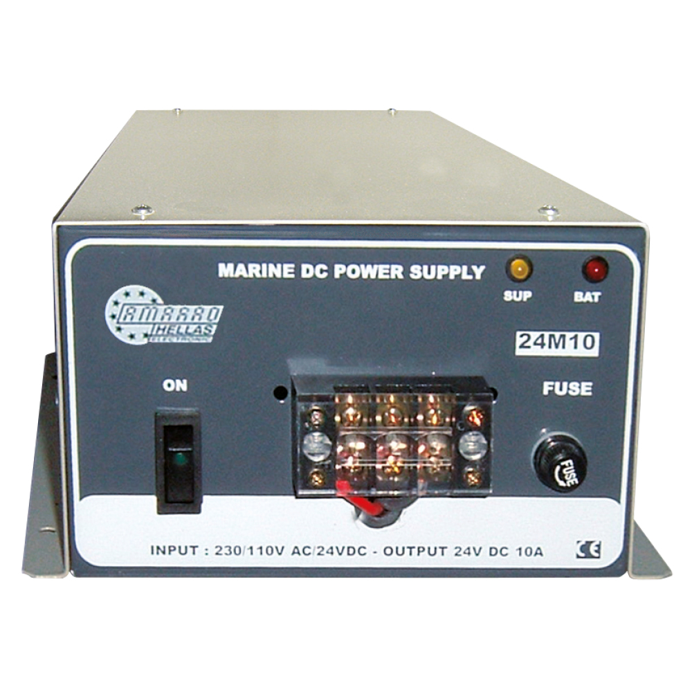 24M-10 ΣΤΑΘΕΡΟΠΟΙΗΜΕΝO ΤΡΟΦΟΔΟΤΙΚO MARINE ΔΥΟ ΕΙΣΟΔΩΝ (DUAL INPUT) 10A AMARAD