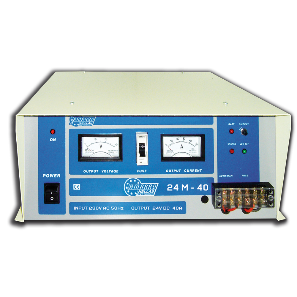 24M-40 ΣΤΑΘΕΡΟΠΟΙΗΜΕΝO ΤΡΟΦΟΔΟΤΙΚO MARINE ΔΥΟ ΕΙΣΟΔΩΝ (DUAL INPUT) AMARAD