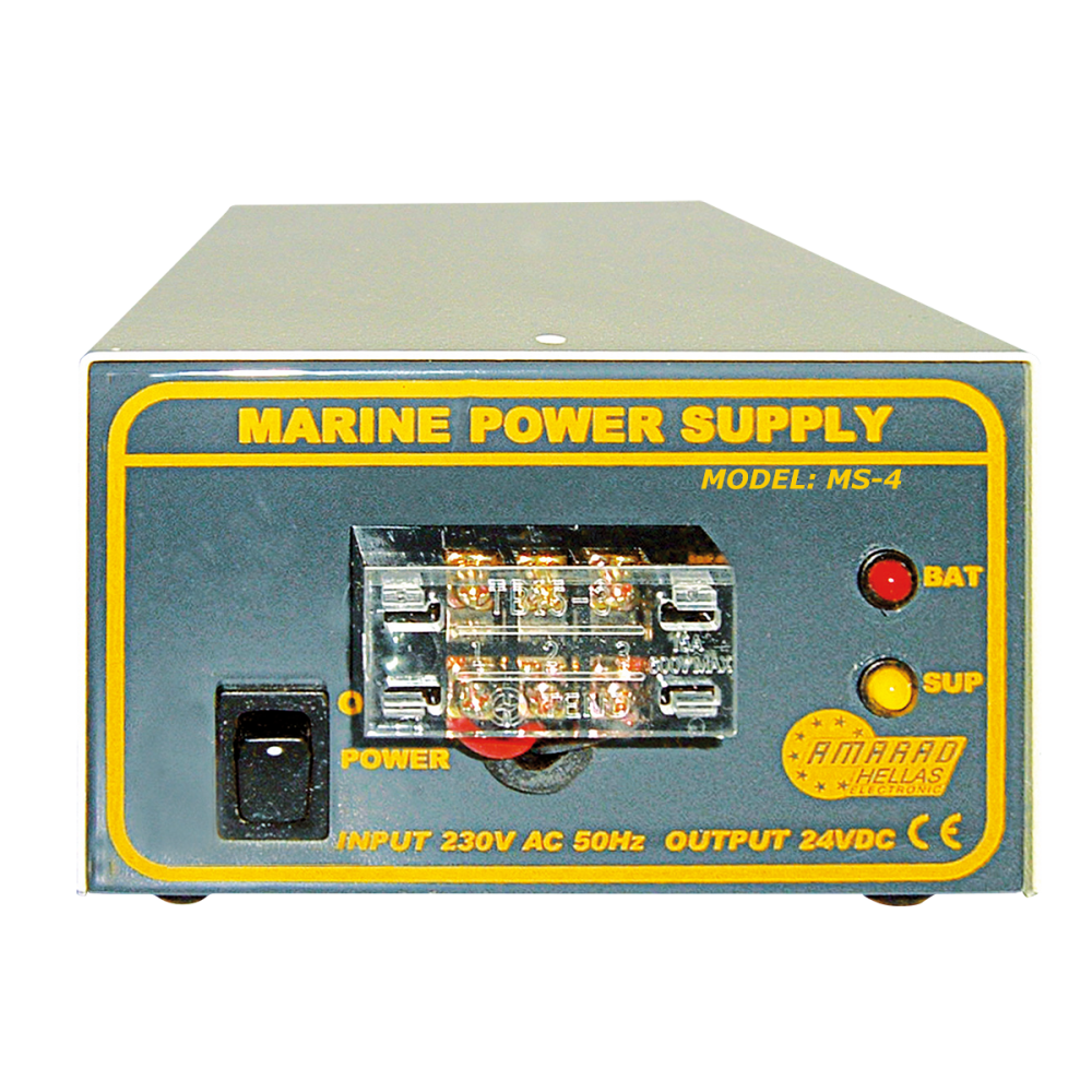 MS-4 MH ΣΤΑΘΕΡΟΠΟΙΗΜΕΝO ΤΡΟΦΟΔΟΤΙΚO MARINE ΔΥΟ ΕΙΣΟΔΩΝ (DUAL INPUT) AMARAD