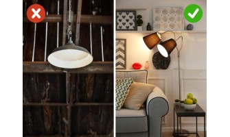 7 Λάθη που κάνουμε στο φωτισμό του σπιτιού