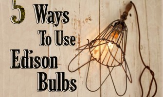 5 Τρόποι Για Να Χρησιμοποιήσετε τους Vintage Λαμπτήρες