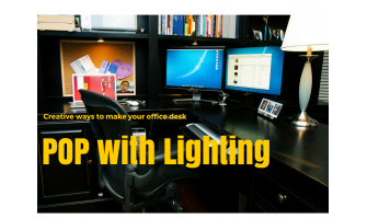 Δημιουργικοί τρόποι για να φτιάξετε το γραφείο σας με τον κατάλληλο φωτισμό