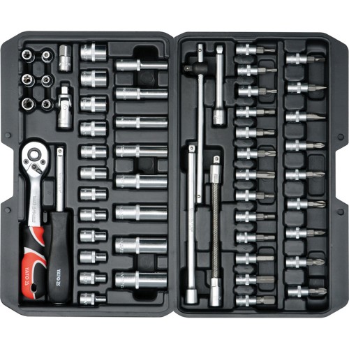 ΚΑΡΥΔΑΚΙΑ ΚΑΣΕΤΙΝΑ CrV 1/4” - 56 ΤΜΧ YT-14501