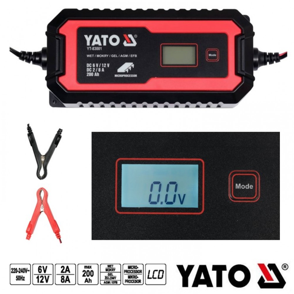 ΦΟΡΤΙΣΤΗΣ ΜΠΑΤΑΡΙΩΝ 6/2Α 12/8Α ΥΤ-83001