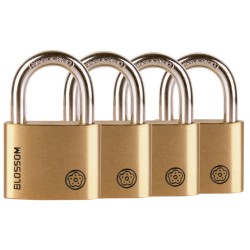 ΛΟΥΚΕΤΑ ΣΕΤ 4 ΤΕΜ  ΒΤ BC90 ΟΡΕΙΧΑΛΚΙΝΟ - 40.0MM-ΜΕΓΕΘΟΣ