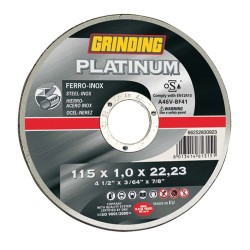 GRINDING  ΔΙΣΚΟΣ ΚΟΠΗΣ ΙΝΟΧ PLATINUM - 125ΜΜ Χ 1,0ΜΜ Χ 22ΜΜ (25 ΤΕΜΑΧΙΑ)