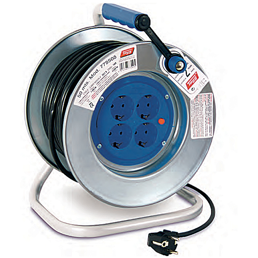 TAYG ΜΠΑΛΑΝΤΕΖΑ 3Χ1.5 ΜΕΤΑΛΛΙΚΟ ΚΑΡΟΥΛΙ - 50M-ΜΗΚΟΣ