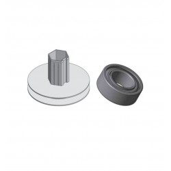 ΔΙΣΚΟΣ ΜΕ ΚΟΥΠΑ ΚΑΙ ΡΟΥΛΕΜΑΝ - 115.0MM-ΔΙΑΜΕΤΡΟΣ