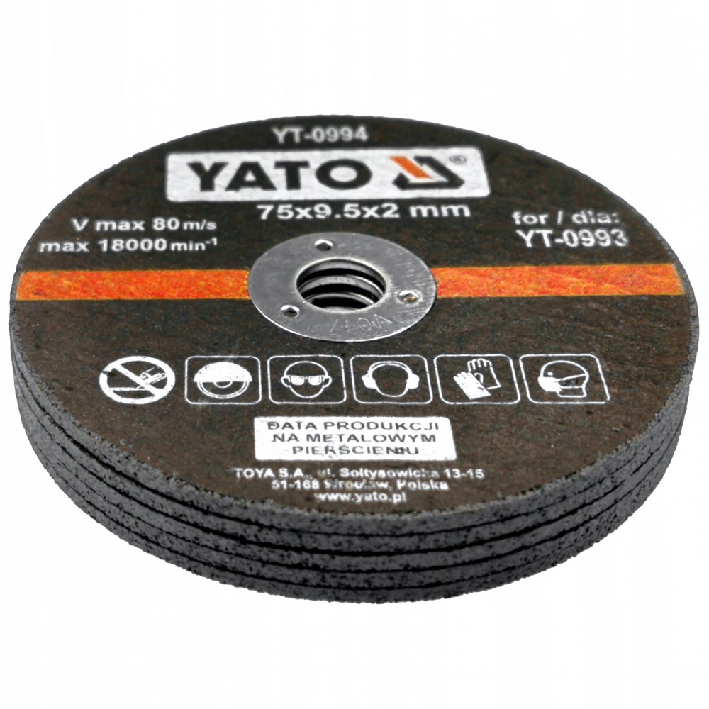 ΔΙΣΚΟΙ ΚΟΠΗΣ ΜΕΤΑΛΛΟΥ ΣΕΤ 75ΜΜ YT-0994