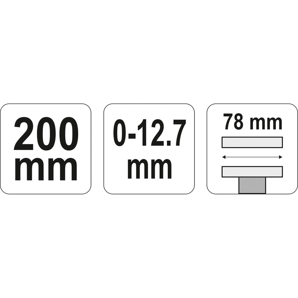 ΓΚΡΙΠ ΠΛΑΤΥ 78-200MM YT-2463