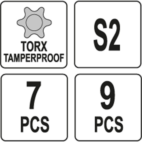 ΣΕΤ TORX 7ΤΜΧ. YT-0562