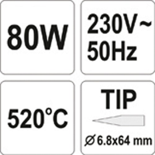 ΚΟΛΛΗΤΗΡΙ 80W YT-8273