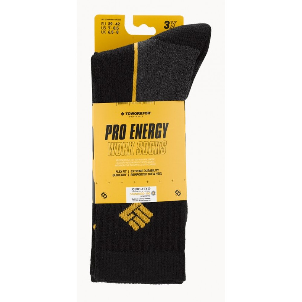 ΚΑΛΤΣΕΣ PRO ENERGY TWF ΣΕΤ 3 ΖΕΥΓΗ - 39-42 - ΜΕΓΕΘΟΣ