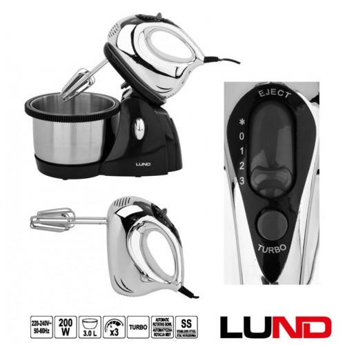 ΜΙΞΕΡ ΧΕΙΡΟΣ ΜΕ ΚΑΔΟ 200-250W LUND 67790