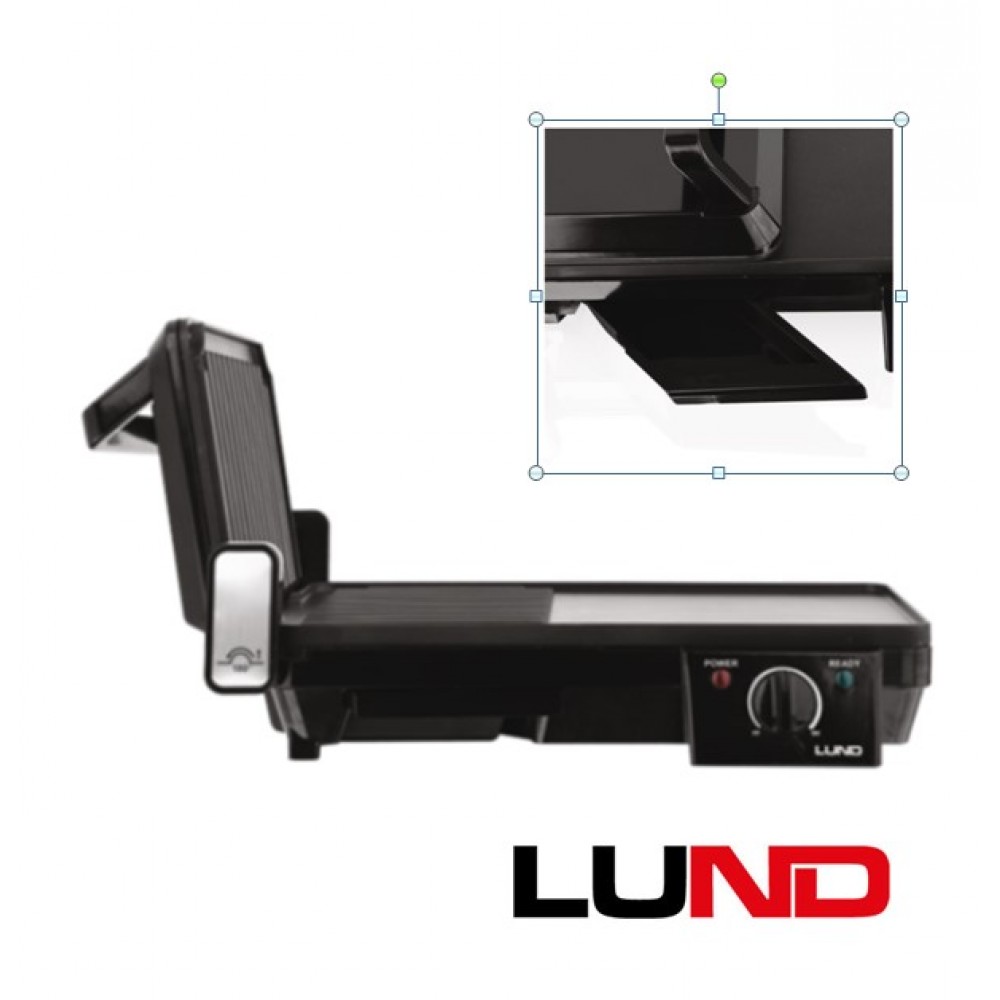 ΓΚΡΙΛΙΕΡΑ 2000W 40.5X25CM LUND 67455