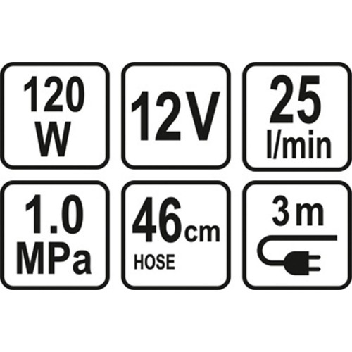 ΚΟΜΠΡΕΣΕΡ ΑΕΡΟΣ ΑΥΤΟΚΙΝΗΤΟΥ 12V 120W 150PSI 82105 STHOR